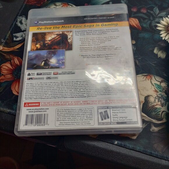 God of War PS3 Game Bundle God of War Saga + Origins Collection Rare Collector’s - Picture 2 of 4